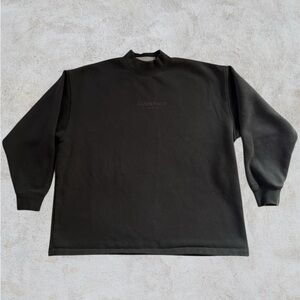 Fear of God Essentials Crewneck Sweater in Dark Gray